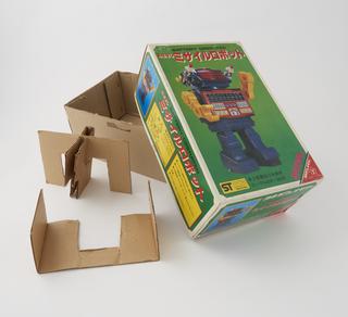 Box packaging for Talking Missle Robot