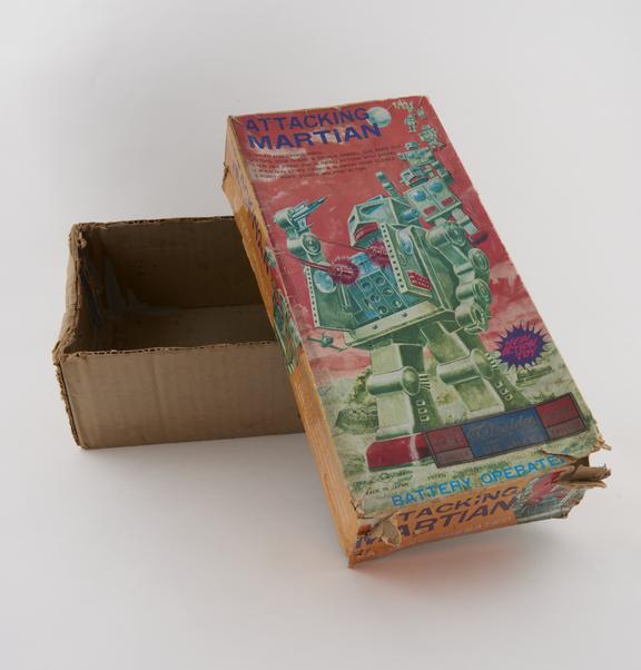 Box packaging for Attacking martian, manufactured by Horikawa