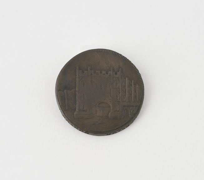 Token, copper, 28mm diameter. Suffolk halfpenny, n.d