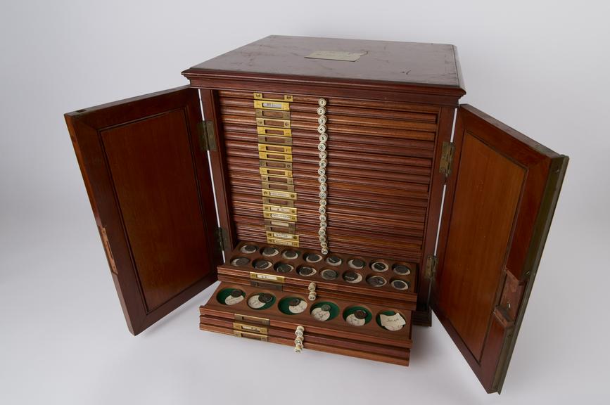 Collection of  564 coins, contained in cabinet A'