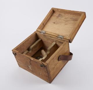 Carrying case for astro-clinometer designed by Major Thompson