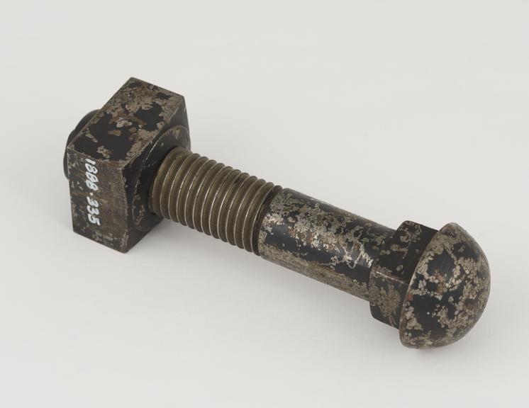 Bayliss's patent 1887. "Eureka" lockfast nut and bolt example 3/4" diam