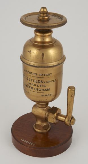 Storer's suet lubricator, 1866