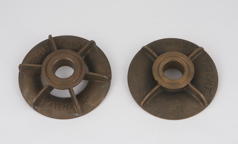 Two examples of Thompson's airpump valves: (a) Convex; (b)