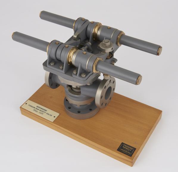 Model of Hopkinsons' Torsion-Bar steam safety valve, 1961