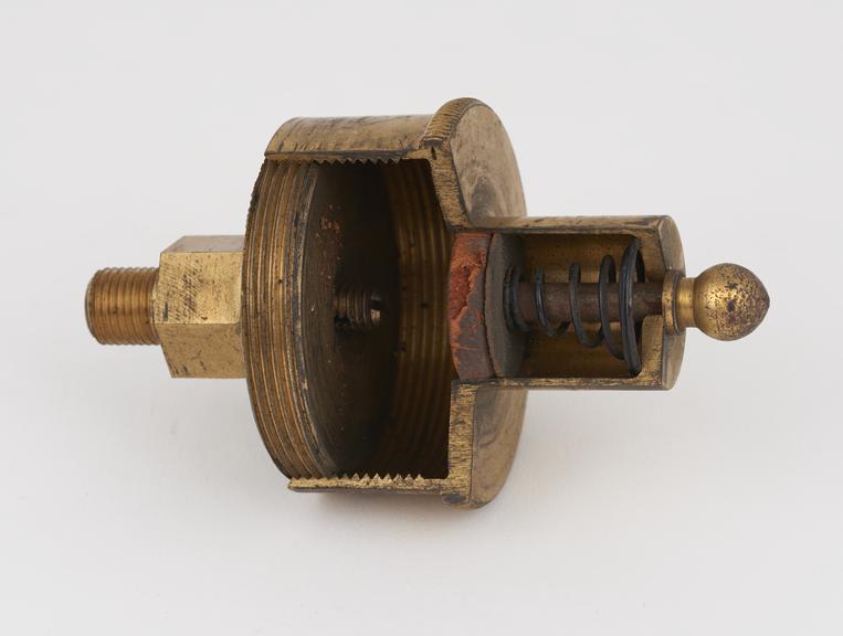 Stauffer Tell-tale Lubricator, type A, no.6, in section