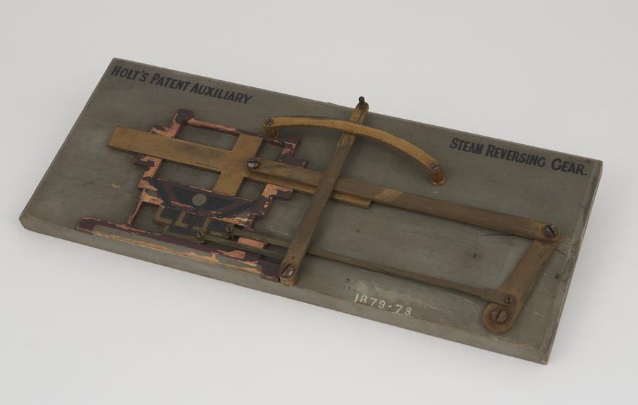 Diagrammatic model in wood of Holt's patent 1876 Auxiliary