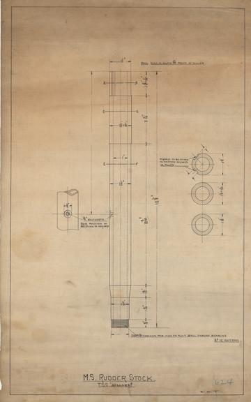 M.S. Rudder Stock T.S.S. "Ballarat"