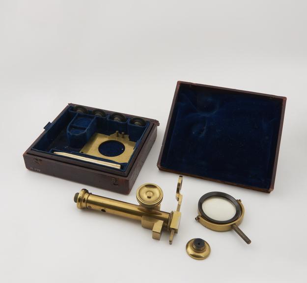 Aquatic microscope using the box as the base, by W. and S