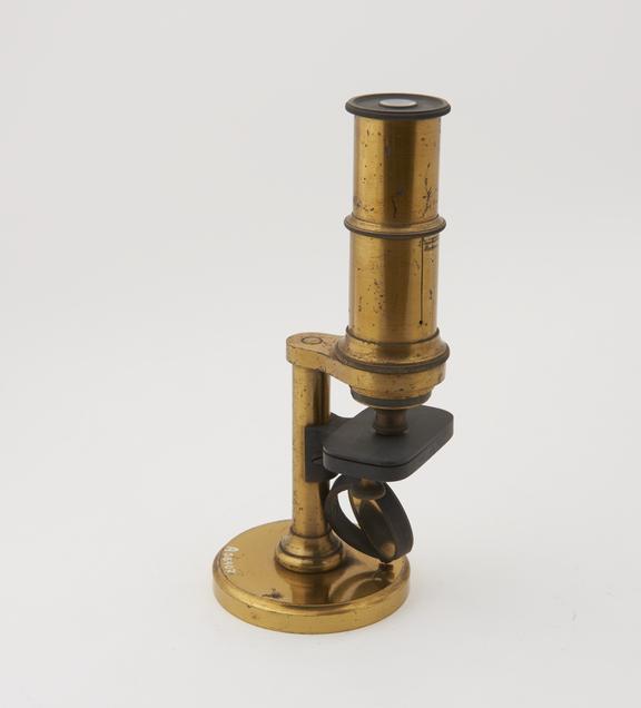 Toy microscope, French, circa 1870