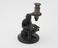 Toy microscope with stand in form of a monkey, French, 1851-1888