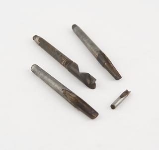 Lock-recessing machine, for making wooden gunstocks, 1857.