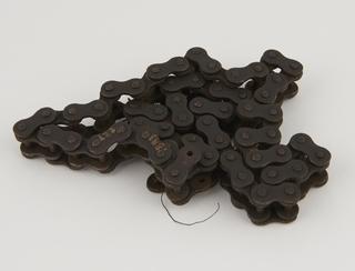 Pitch chain for driving pedal cycles and other machines