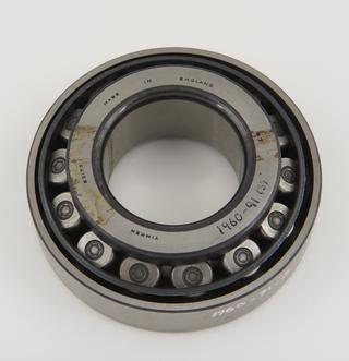 Single row, taper roller bearing, for 3/4" diam. shaft