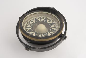 Torpedo boat liquid compass on gimbals