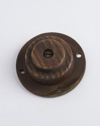 Brass cock on flange and gasket