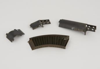 1 segment of guide blade (scale 1'4)