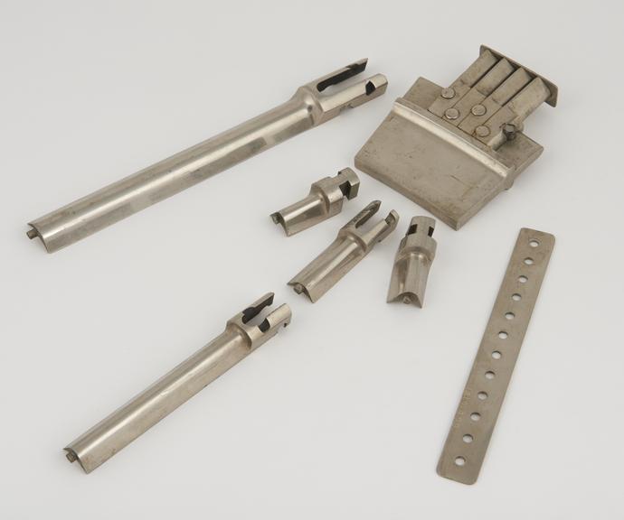 Samples of blading as used in the Metropolitan Vickers Rateau Turbine