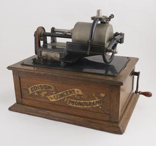 Sign for Edison "Concert" phonograph