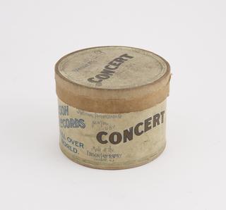 concert record for Edison phonograph