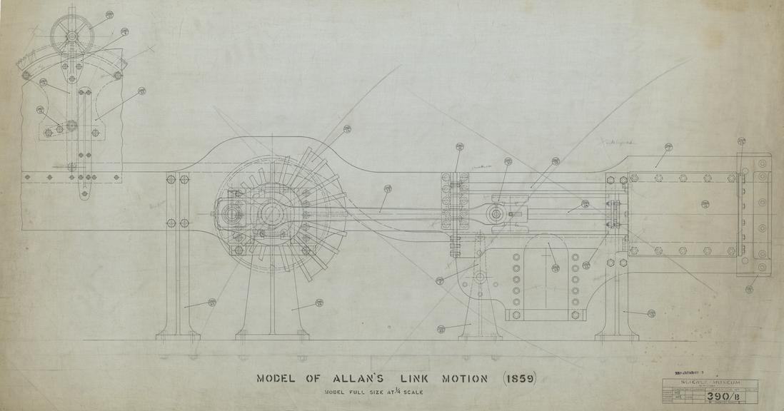 Model of Allan's Link Motion (1859)