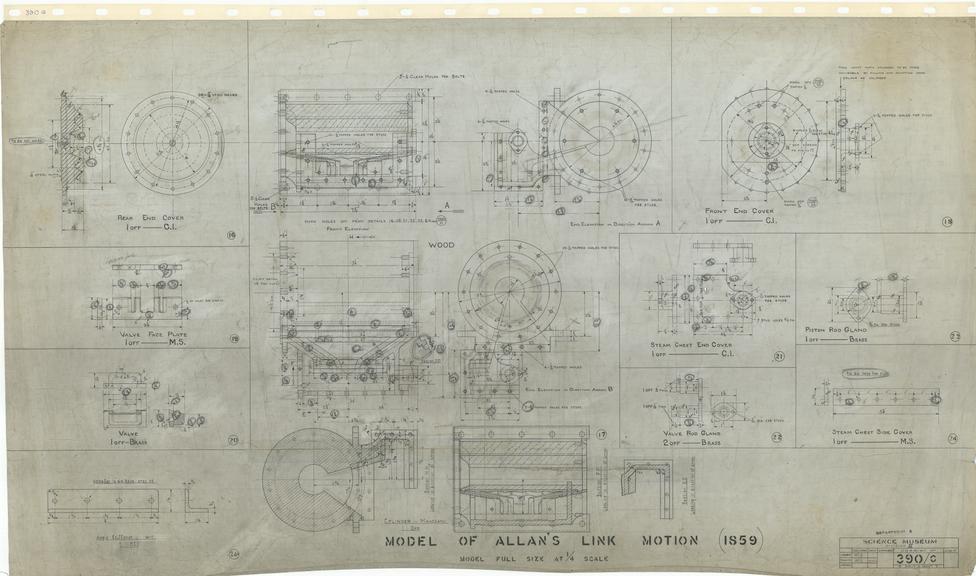 Model of Allan's Link Motion (1859)