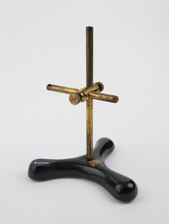 Stand with brass pillar and cross arm