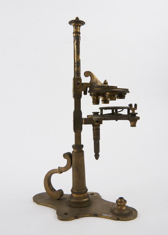 Microscope stand attributed to G.V