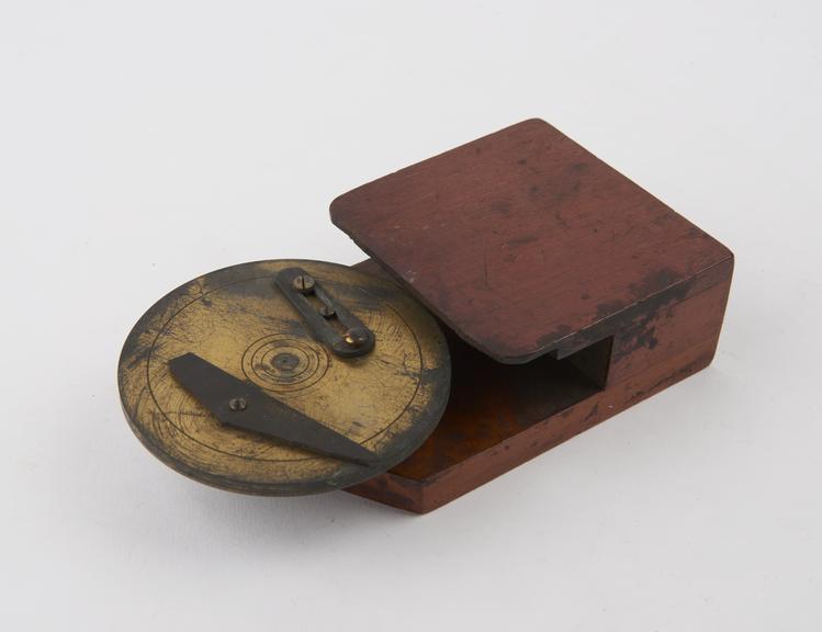 Microscope turntable, English, mid or late 19th century