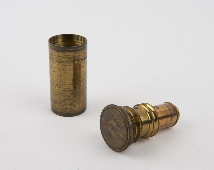 Achromatic objective with Ross thread, English, mid 19th century