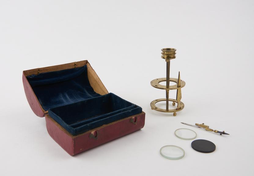 Withering botanic microscope, in case, English,  1820-1840