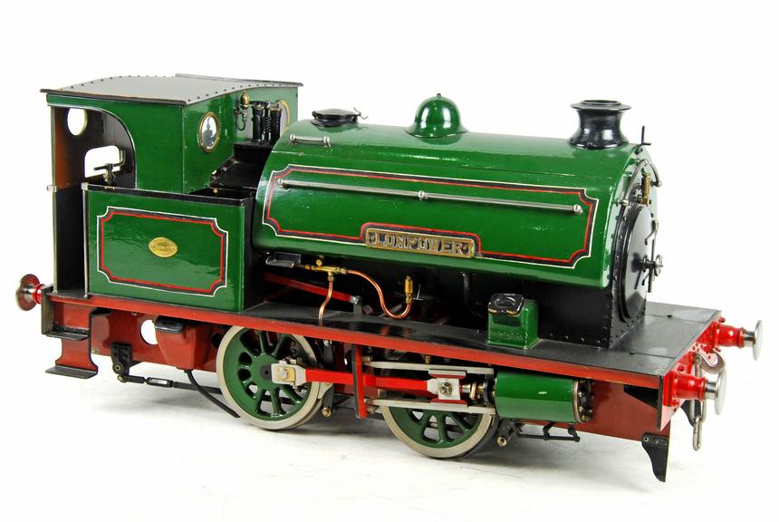 Model steam locomotive, scale 1:12