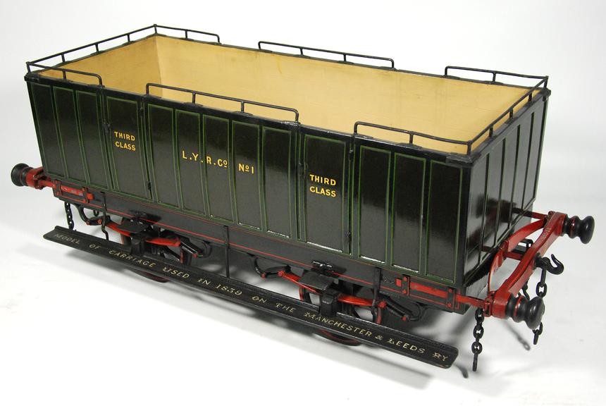 Model Manchester & Leeds Railway carriage