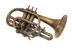 Brass musical instrument, cornet made by J