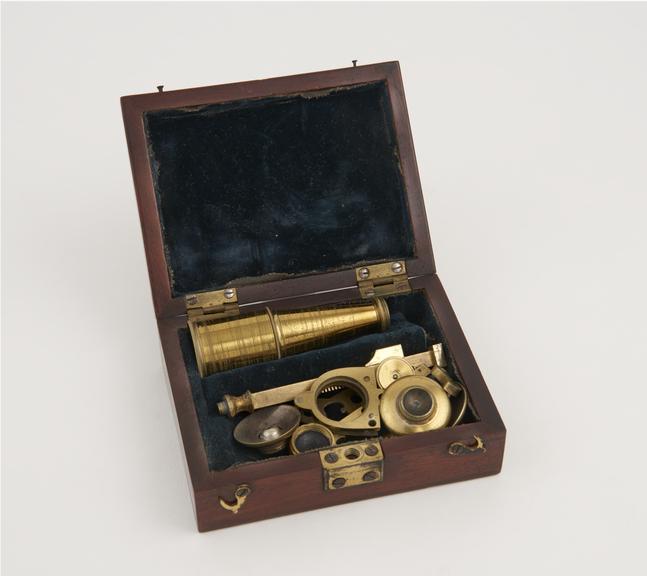 Gould microscope small size, signed Cary', English