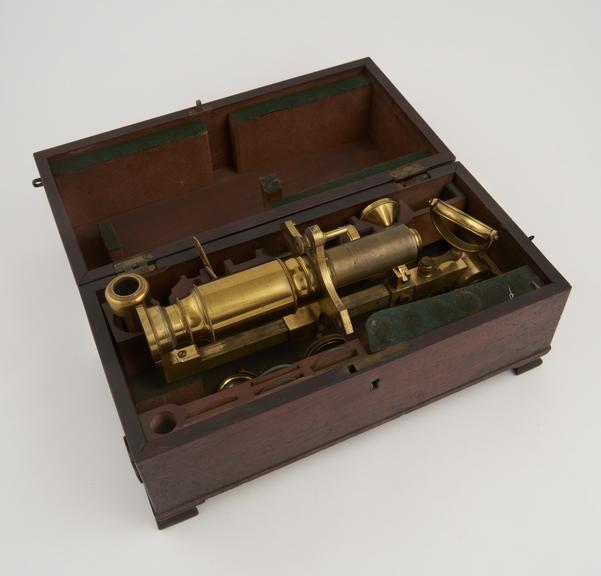 Chest microscope by Dollond, English, late 18th century