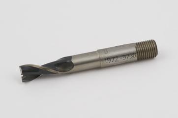 Counterbore, threaded at one end