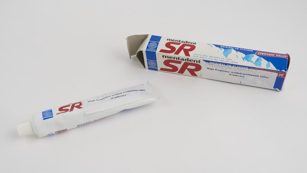 High frequency welded toothpaste tube (in box)