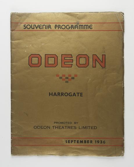 Souvenir programmes for Bradford and Harrogate Odeon cinemas