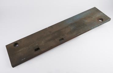 Wrought iron plate from a Lathe with faceplate