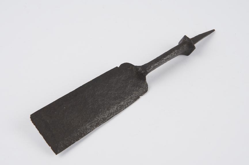 16th century chisel, steel.