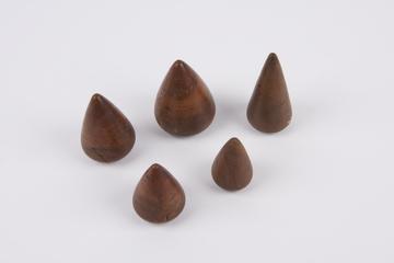 Five plumber's cones, for shaping lead sheet