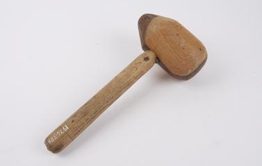A  coachmakers panel beating wooden Mallet.