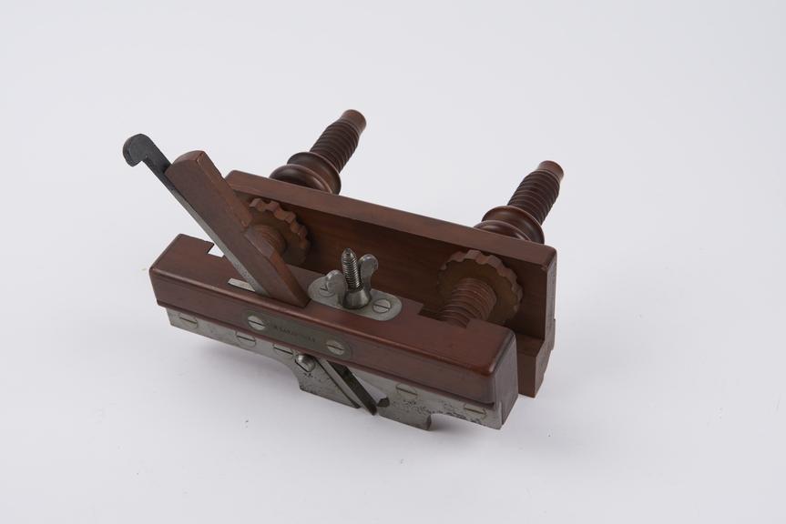 Plough with wooden screw stems