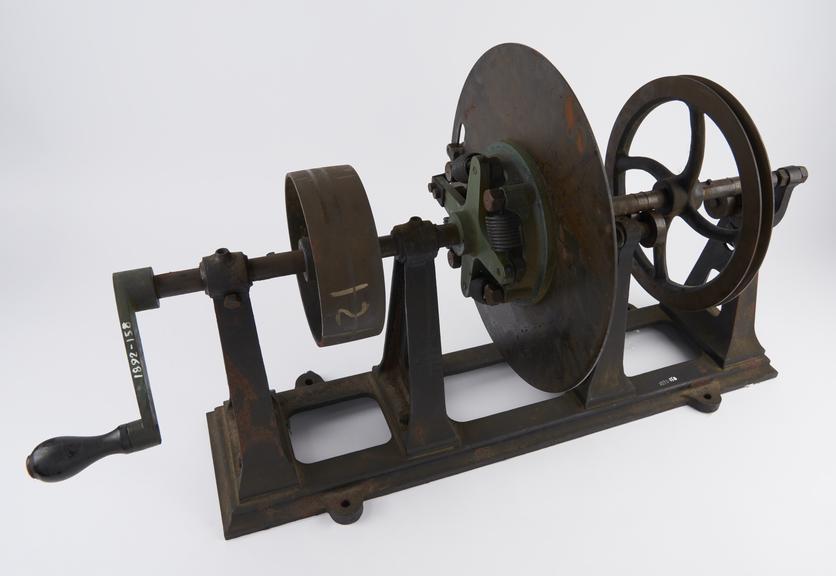 Model of Ayrton and Perry's dynamometer coupling.