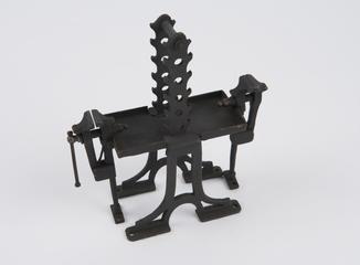 Work Bench with Vices and Rack