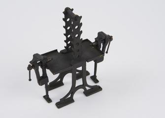 Work Bench with Vices and Rack