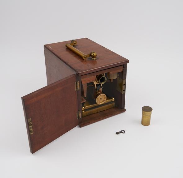 Beck monocular microscope, English, circa 1876