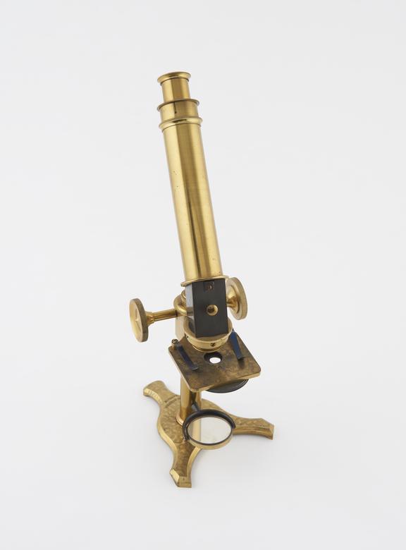 Microscope by C.D. Ahrens, with erecting and reversing prism