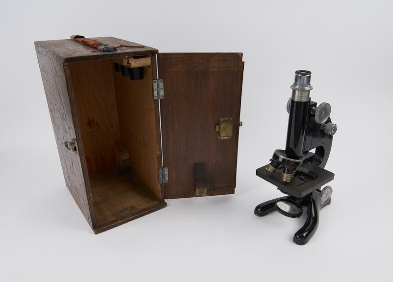 Monocular microscope, model 29, with triple nosepiece